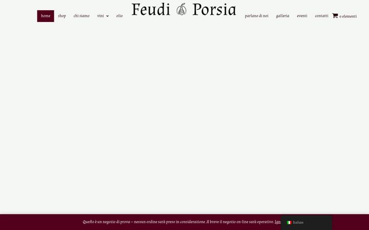 Screenshot ta' feudiporsia.it