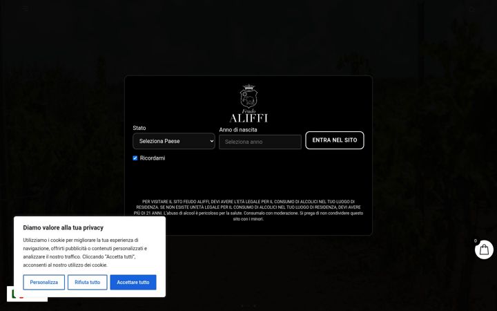 Screenshot of feudoaliffi.com