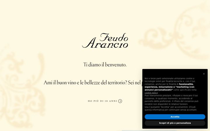 Screenshot ta' feudoarancio.it