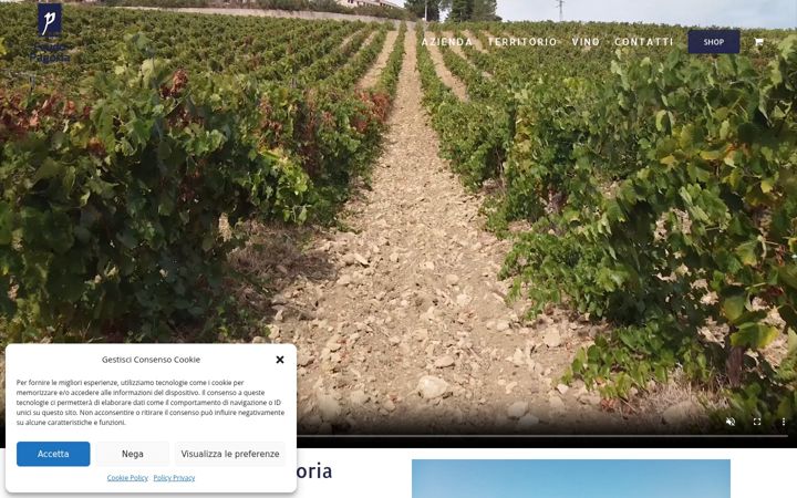 Screenshot of feudopagoria.it