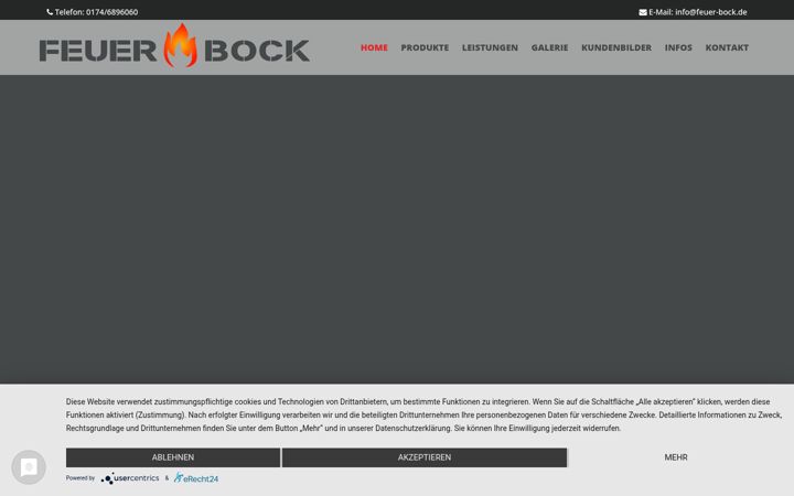 Capture d'écran de feuer-bock.de