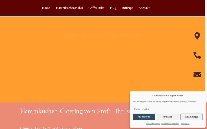 Screenshot of feuer-flammkuchen.de