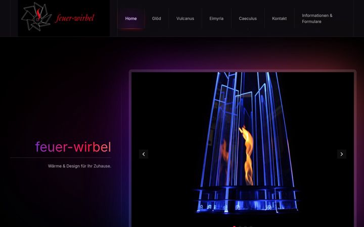 Screenshot of feuer-wirbel.de