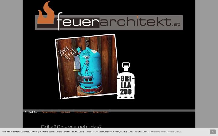 Screenshot of feuerarchitekt.at