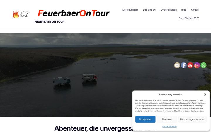 Screenshot of feuerbaerontour.de