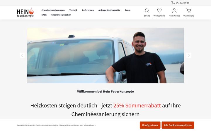 Screenshot of feuerkonzepte.ch