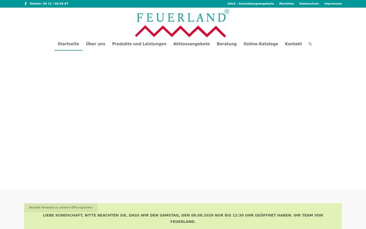Screenshot ta' feuerland-kiel.de