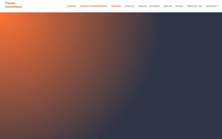 Screenshot of feuerlauf-trainerausbildung.at