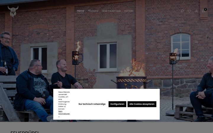 Screenshot of feuerruepel.de
