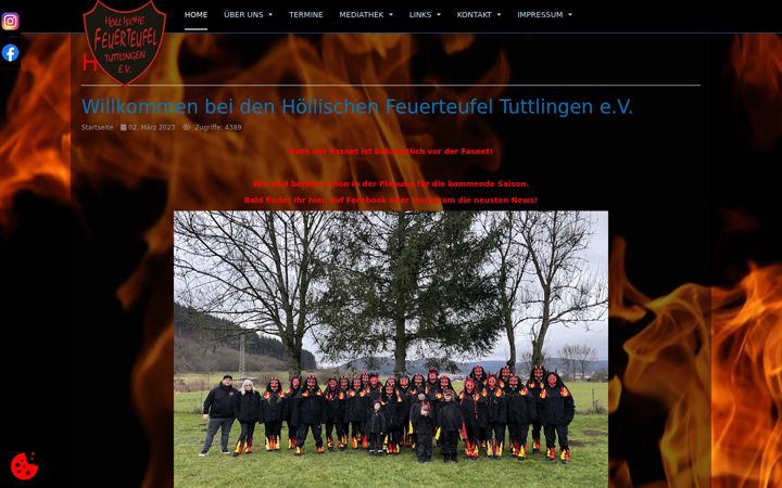 Screenshot of feuerteufel-tut.de