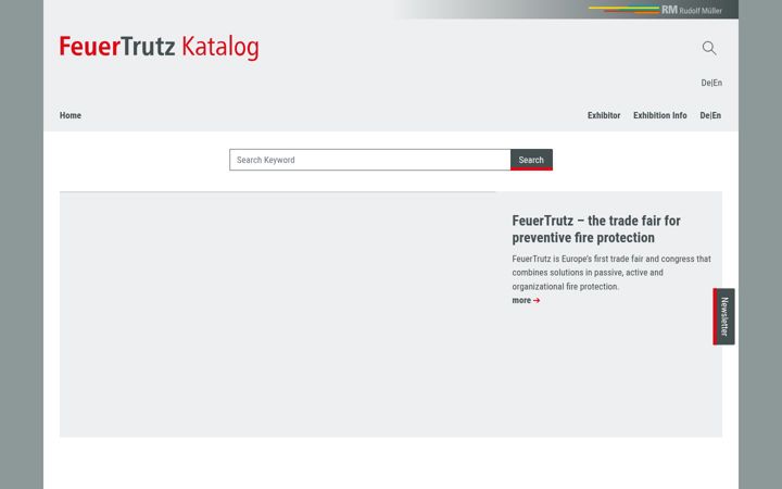 Screenshot of feuertrutz-katalog.com