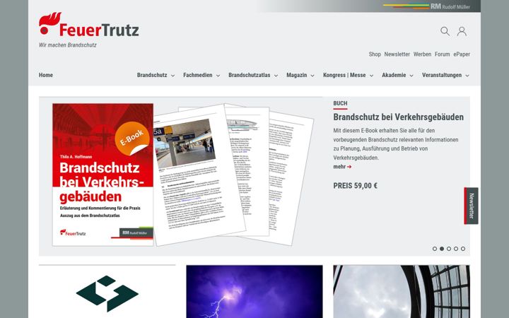 Screenshot of feuertrutz.de