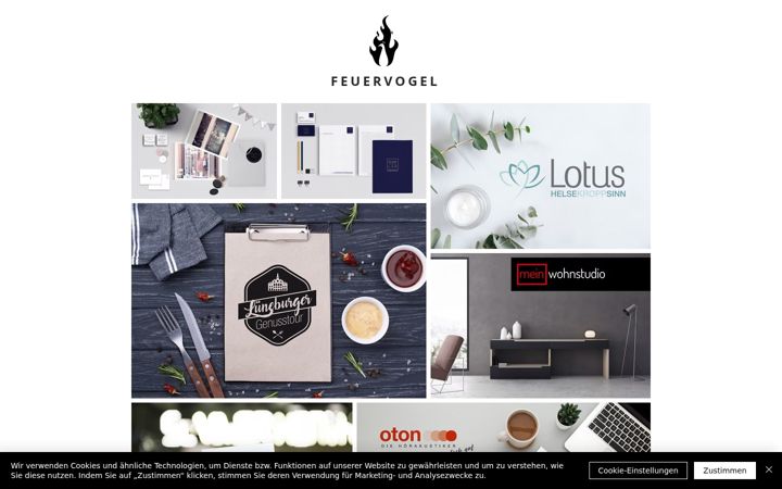 Screenshot ta' feuervogel-werbung.de