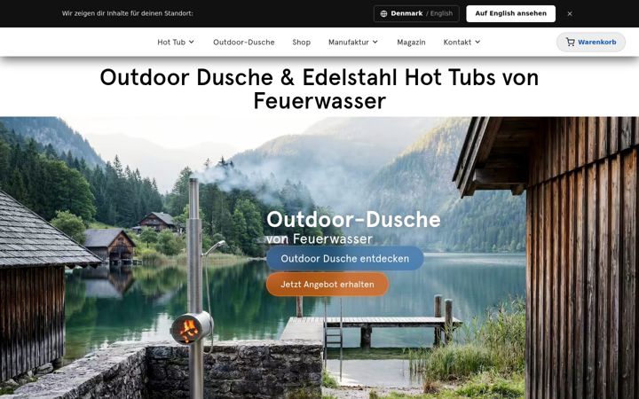 Screenshot von feuerwasser.co