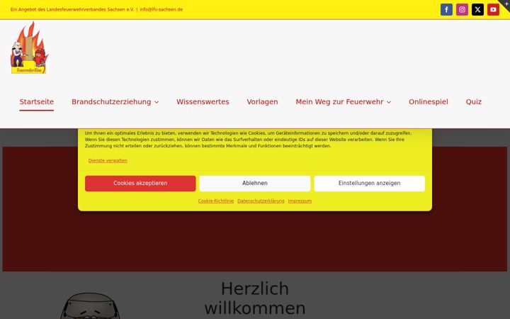 Screenshot ta' feuerwehr-1.de