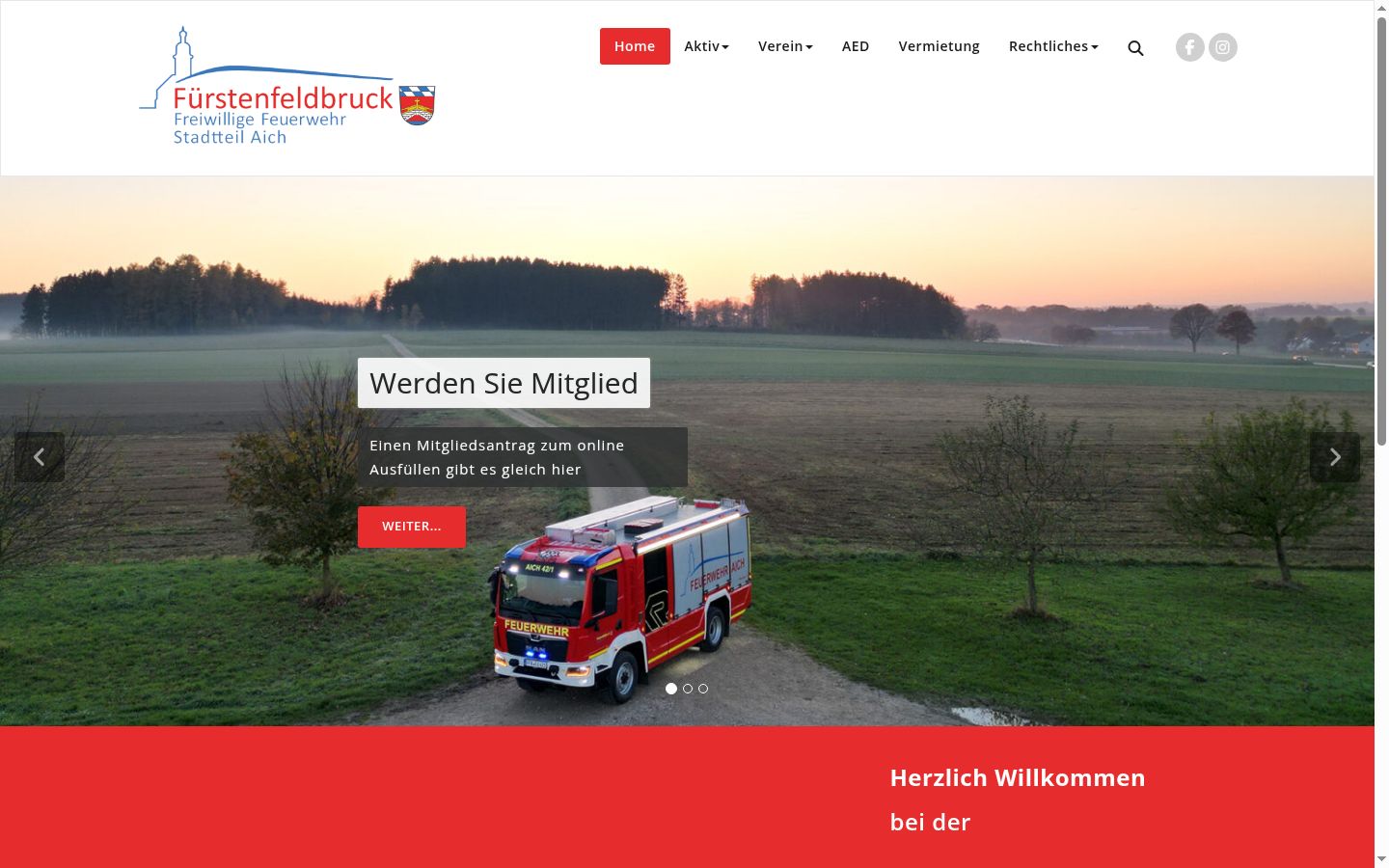 Screenshot des Einwilligungsbanners vor jeglicher Interaktion