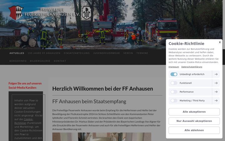 Screenshot of feuerwehr-anhausen.de