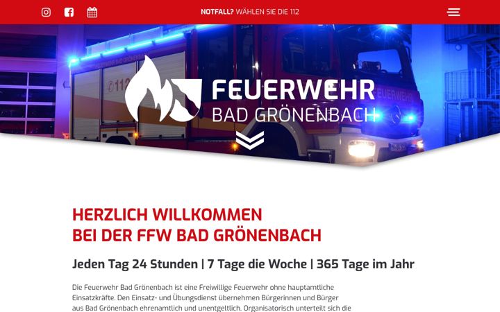Screenshot van feuerwehr-bad-groenenbach.de