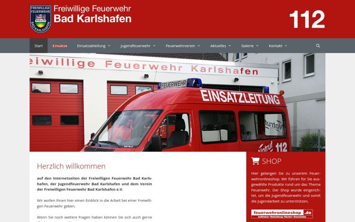Screenshot van feuerwehr-bad-karlshafen.de