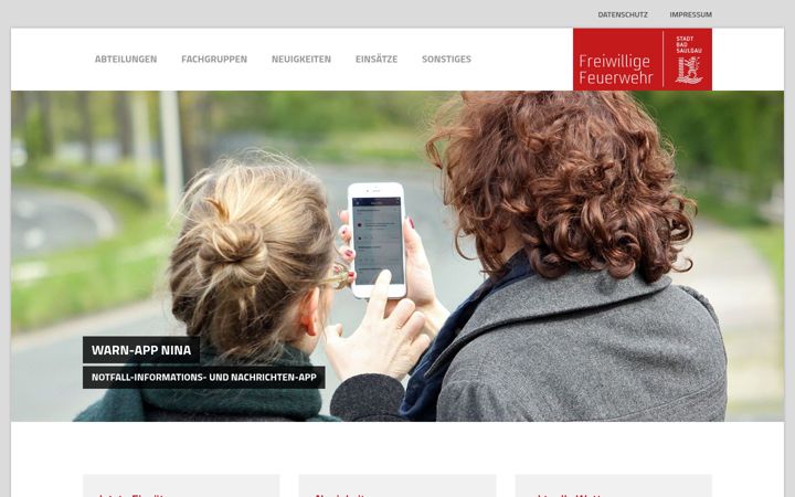 Skærmbillede af feuerwehr-bad-saulgau.de