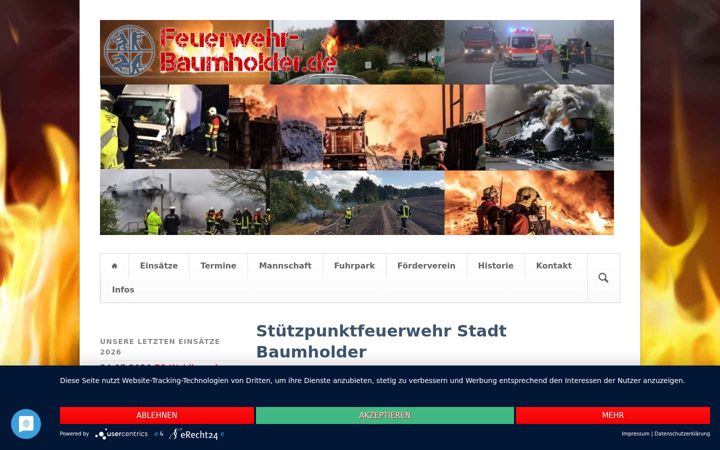 Screenshot van feuerwehr-baumholder.de