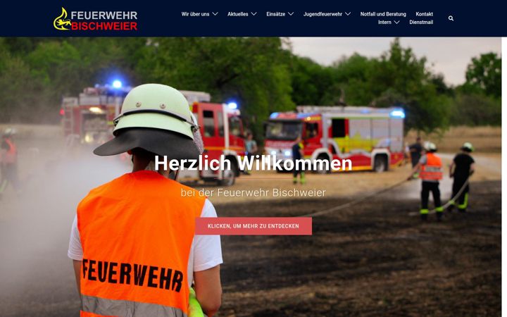 Skærmbillede af feuerwehr-bischweier.de