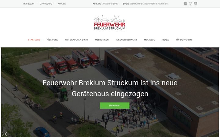 Képernyőkép: feuerwehr-breklum.de