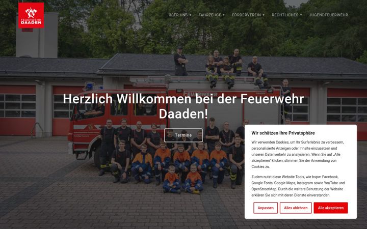 Képernyőkép: feuerwehr-daaden.de