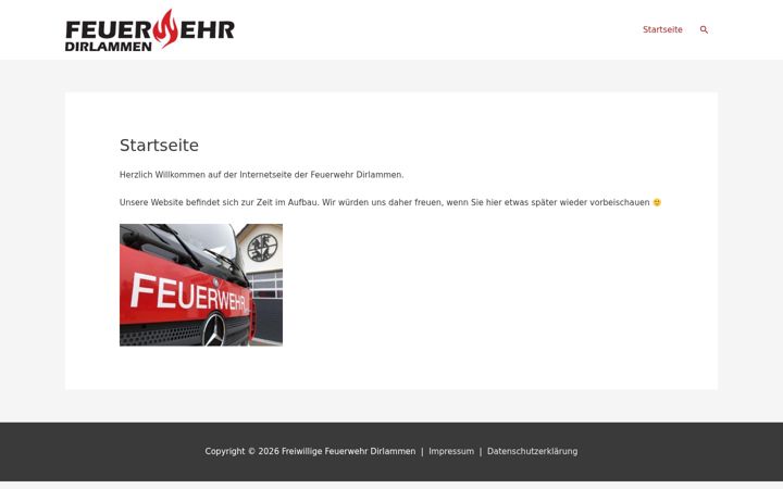 Screenshot ta' feuerwehr-dirlammen.de