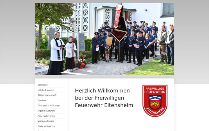 Screenshot of feuerwehr-eitensheim.de