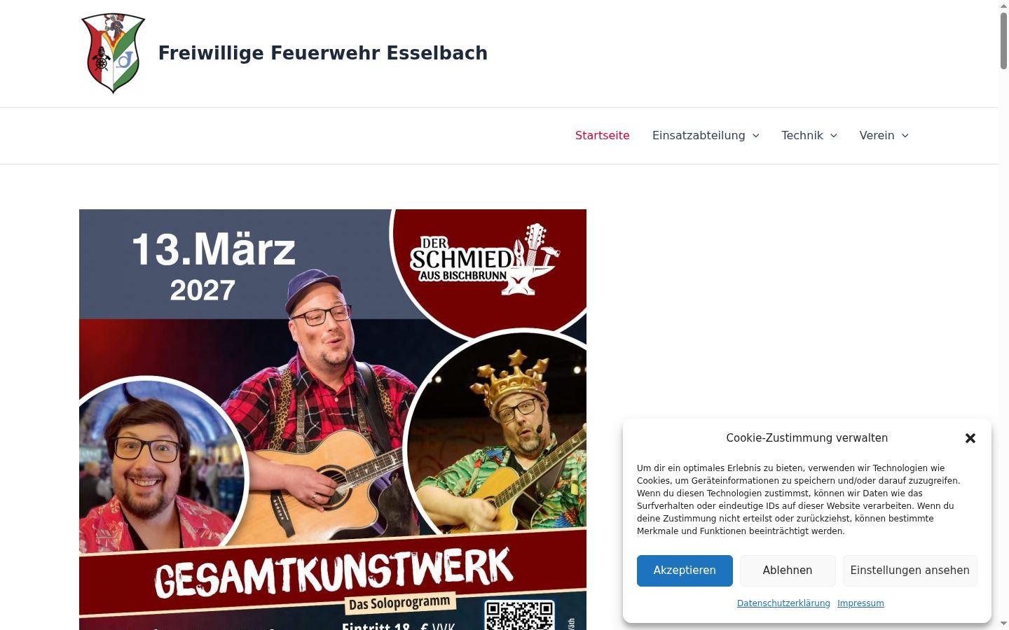 Zrzut ekranu banera zgody wyświetlanego przed jakąkolwiek interakcją
