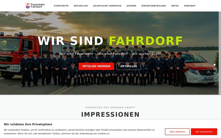 Screenshot ta' feuerwehr-fahrdorf.de
