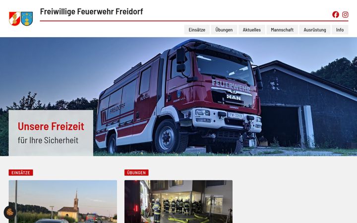 Screenshot of feuerwehr-freidorf.at