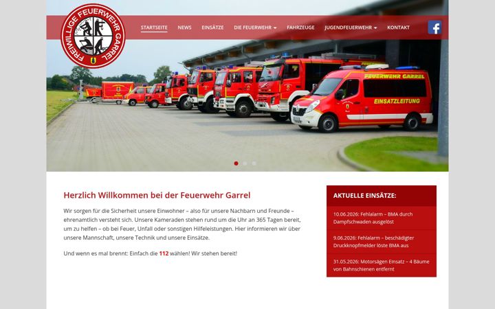 Zrzut ekranu feuerwehr-garrel.de