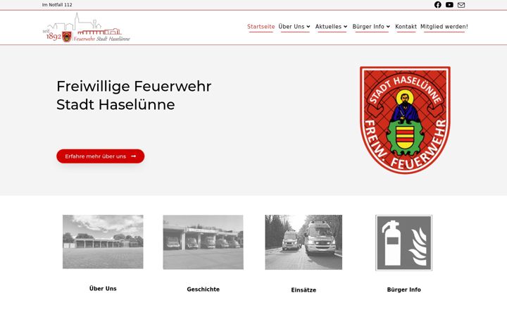 Screenshot di feuerwehr-haseluenne.de