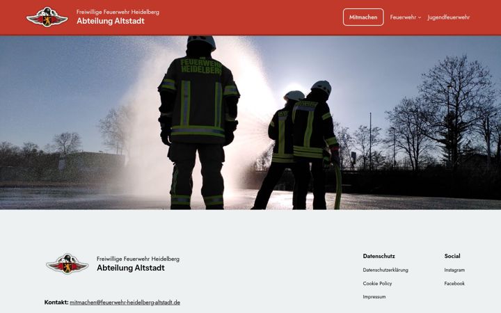 Screenshot of feuerwehr-heidelberg-altstadt.de
