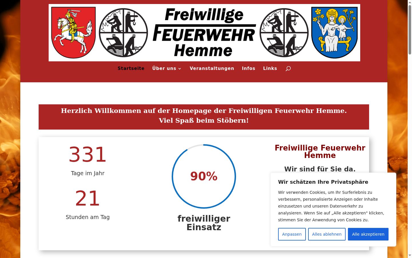Screenshot tal-banner tal-kunsens muri qabel kwalunkwe interazzjoni