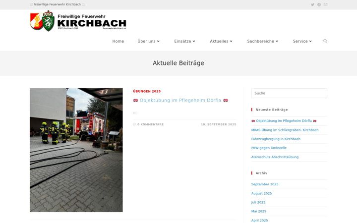 Screenshot of feuerwehr-kirchbach.at