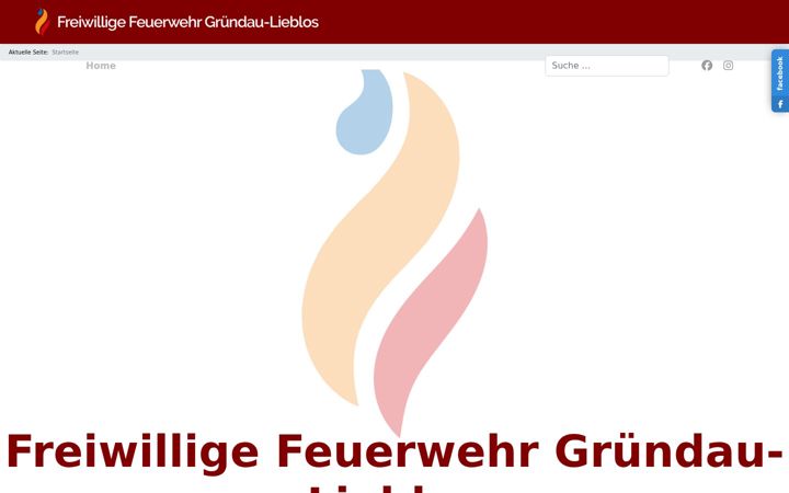 Skärmbild av feuerwehr-lieblos.de
