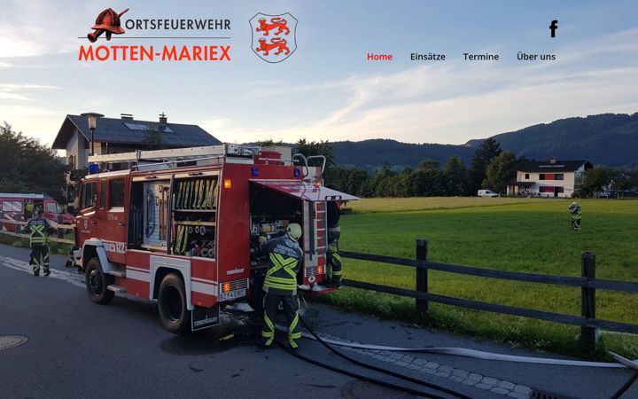 Screenshot of feuerwehr-mottenmariex.at