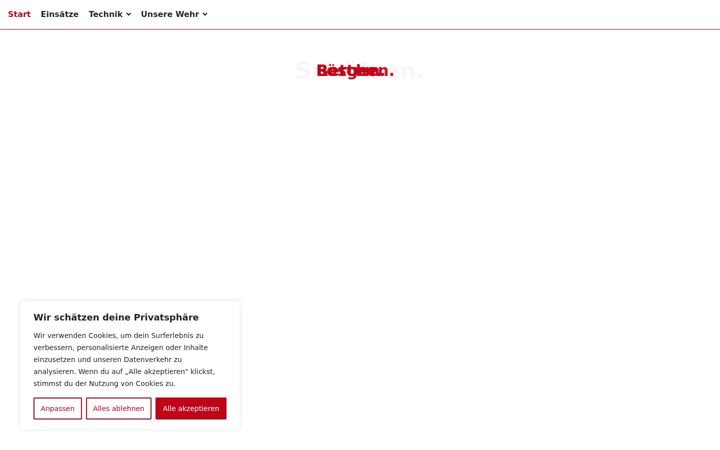 Screenshot of feuerwehr-petersberg.de