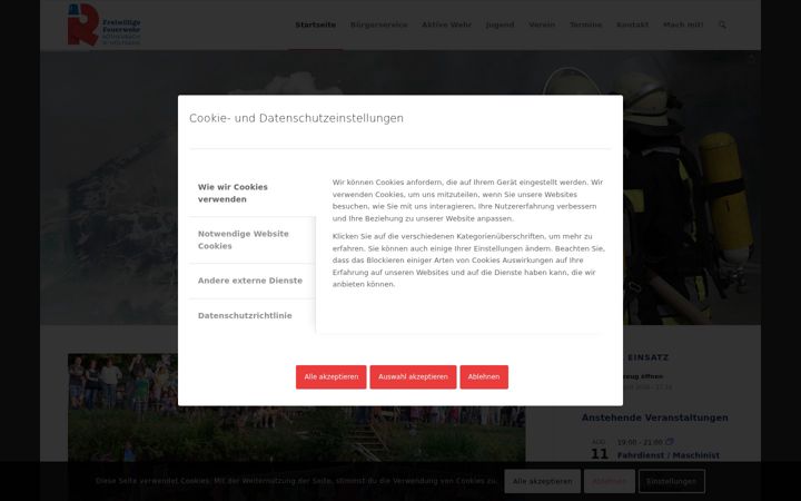 Képernyőkép: feuerwehr-roethenbach.de
