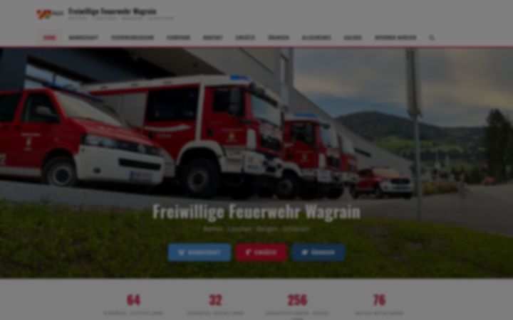 Screenshot of feuerwehr-wagrain.at