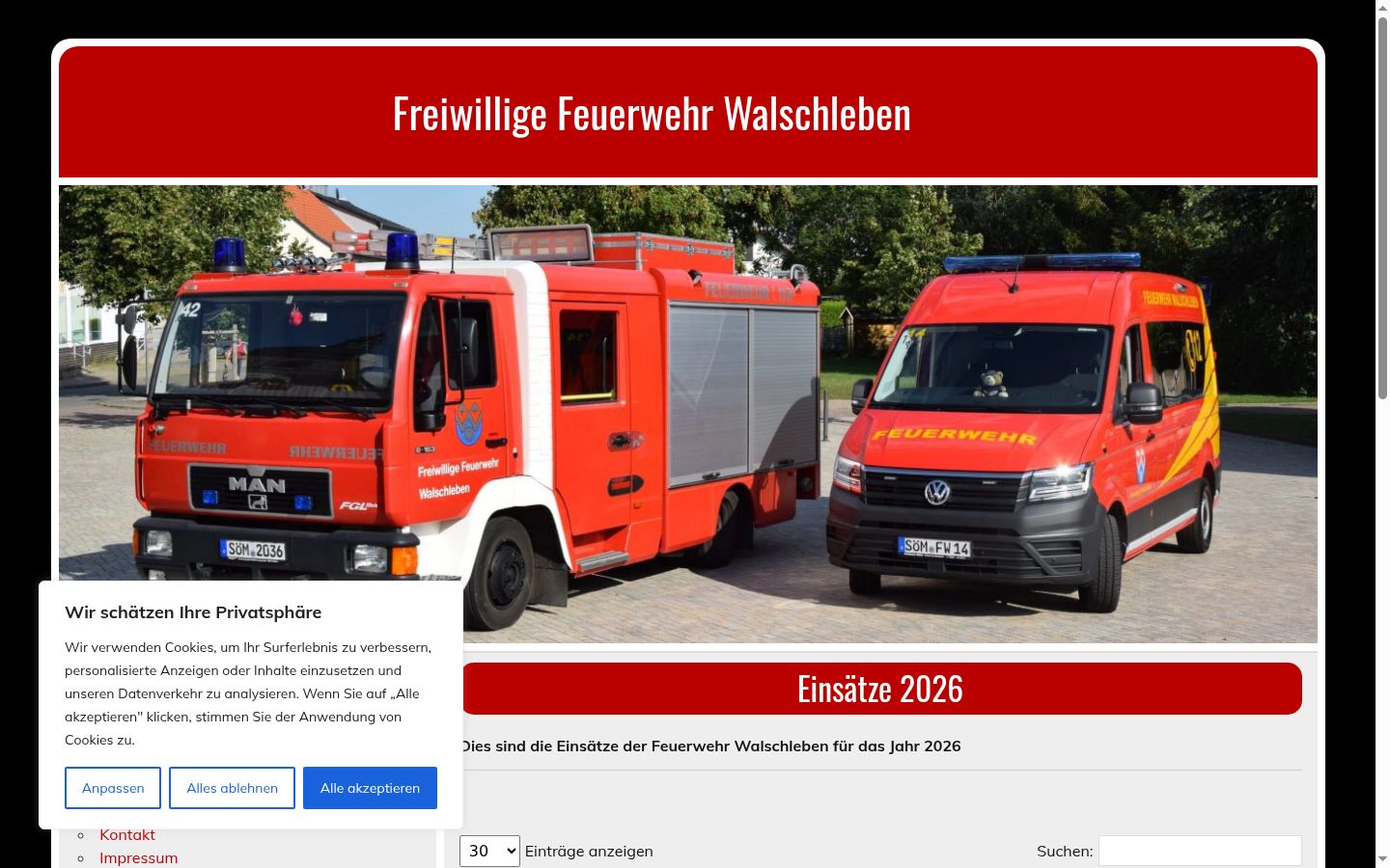Screenshot tal-banner tal-kunsens muri qabel kwalunkwe interazzjoni