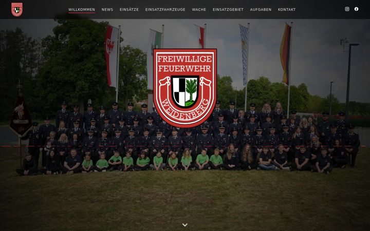 Ekraanipilt saidist feuerwehr-weidenberg.de