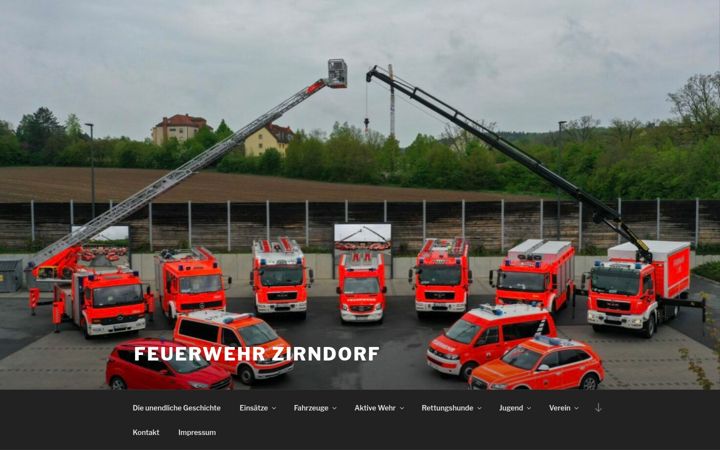 Screenshot of feuerwehr-zirndorf.de