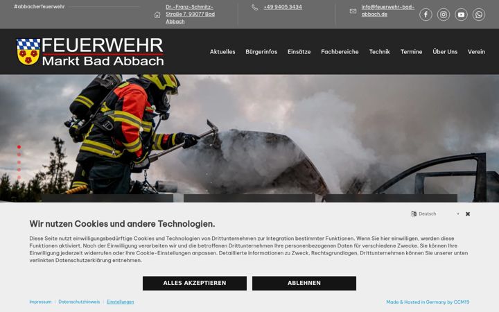 Screenshot of feuerwehrbadabbach.de