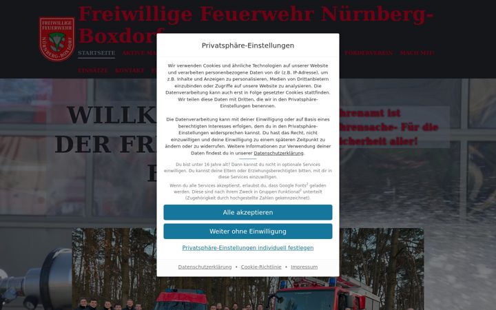 Screenshot of feuerwehrboxdorf.de