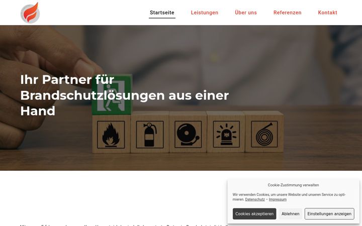 Screenshot of feuerwehrconsulting.de