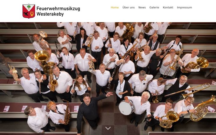 Capture d'écran de feuerwehrmusikzug-westerakeby.de